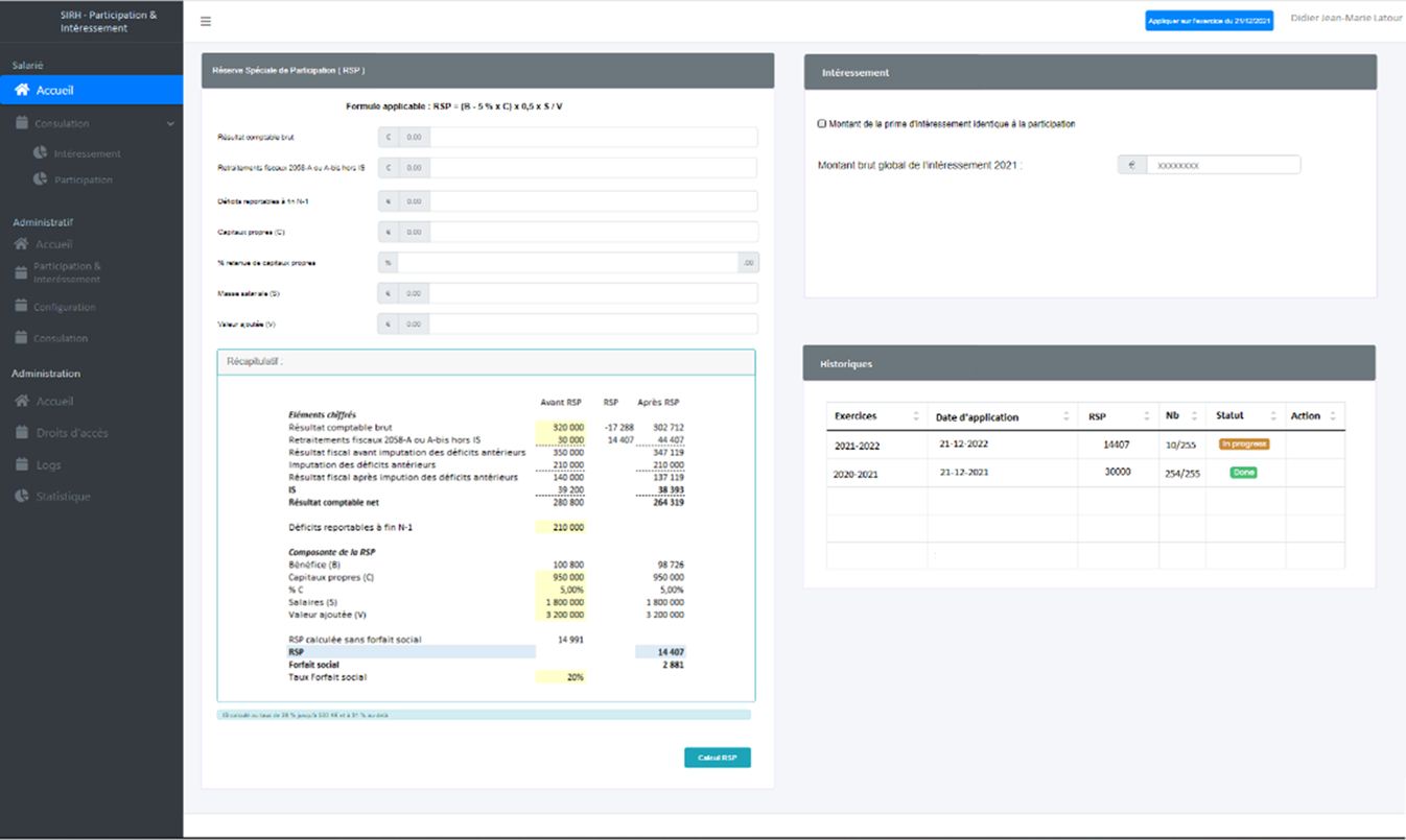 Participation intéressement 4